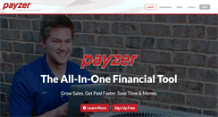 Desktop Screenshot of payzer.com